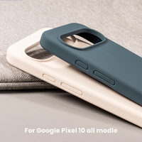 Coque de Protection Liquide en Silicone Personnalisée Originale pour Téléphone Google Pixel 10 Pro XL