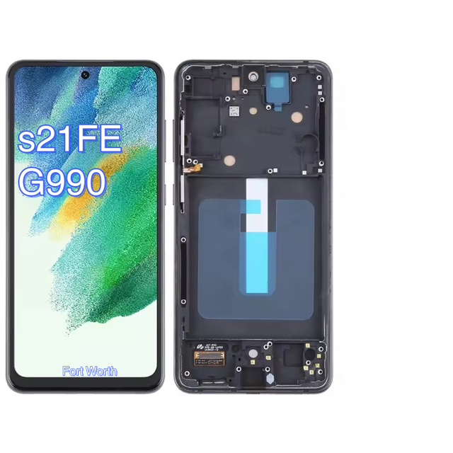 Suitable for Samsung Galaxy S21FE Screen Assembly SM-G990 SM-G990B LCD OLED Display Integrated Replacement