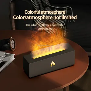 Nieuwe Producten Desktop Usb Grote Capaciteit Vuur Diffuser Luchtbevochtiger Etherische Olie Mini Huishoudelijke Vlam Aroma Diffuser