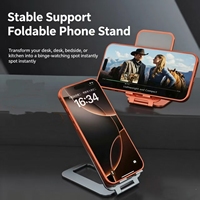 Support pliable et réglable pour téléphone et tablette, support portable multi-angles pour bureau, lit, cuisine, visionnement mains libres