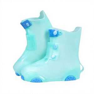 Couvre-chaussures imperméables en PVC anti-sable et anti-pluie, antidérapants, à double semelle, légers, anti-neige, unisexes, pour chevilles et bottines - Product Image 3