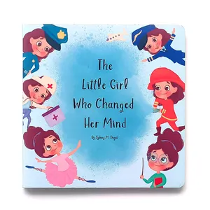 Customized print children preschool education board book baby a bedtime story book