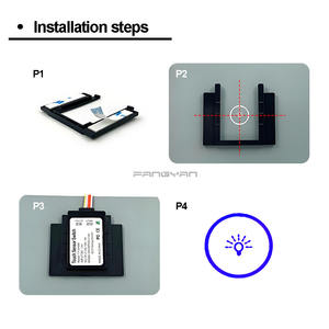 Commutateur intelligent <span class=keywords><strong>professionnel</strong></span> DC12V 60W LED lumière de bande simple/tricolore capteur tactile Invisible fonction de désembuage inductif unique - Product Image 6