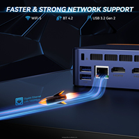 Mini PC SOAYAN Intel Alder Lake N100 Quad Core 8 Go/16 Go DDR4 128 Go SSD Windows 11 Pro Utilisation professionnelle Nouveau Garantie 1 an MN-N1