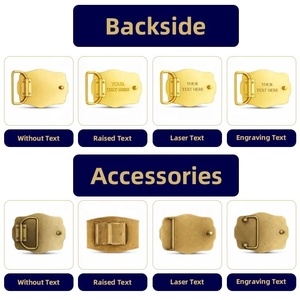 Hebillas de Cinturón de Metal con Logotipo Personalizado de Aleación de Zinc, Hebillas de Latón Sólido con Pedrería, Estilo Vaquero Occidental para Hombre y Mujer, Venta al Por Mayor - Product Image 3