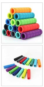 Anti-Slip Bike Bicycle MTB Handlebar Grip Soft Rubber Bar Covers Scooter Bar <b>Protective</b> <b>Sleeves</b> Tube Protector - Product Image 6