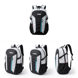 Sac à dos en cuir décontracté pour homme de grande capacité pour les sports de plein air et les voyages, sac à dos personnalisé avec logo pour la randonnée et les loisirs - Product Image 1