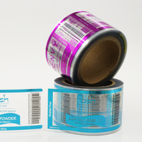 Autocollants pour bouteilles cosmétiques, impression en rouleau, finition brillante ou mate, imperméables, entièrement transparents, en vinyle cristallin, avec étiquette en feuille de couleur