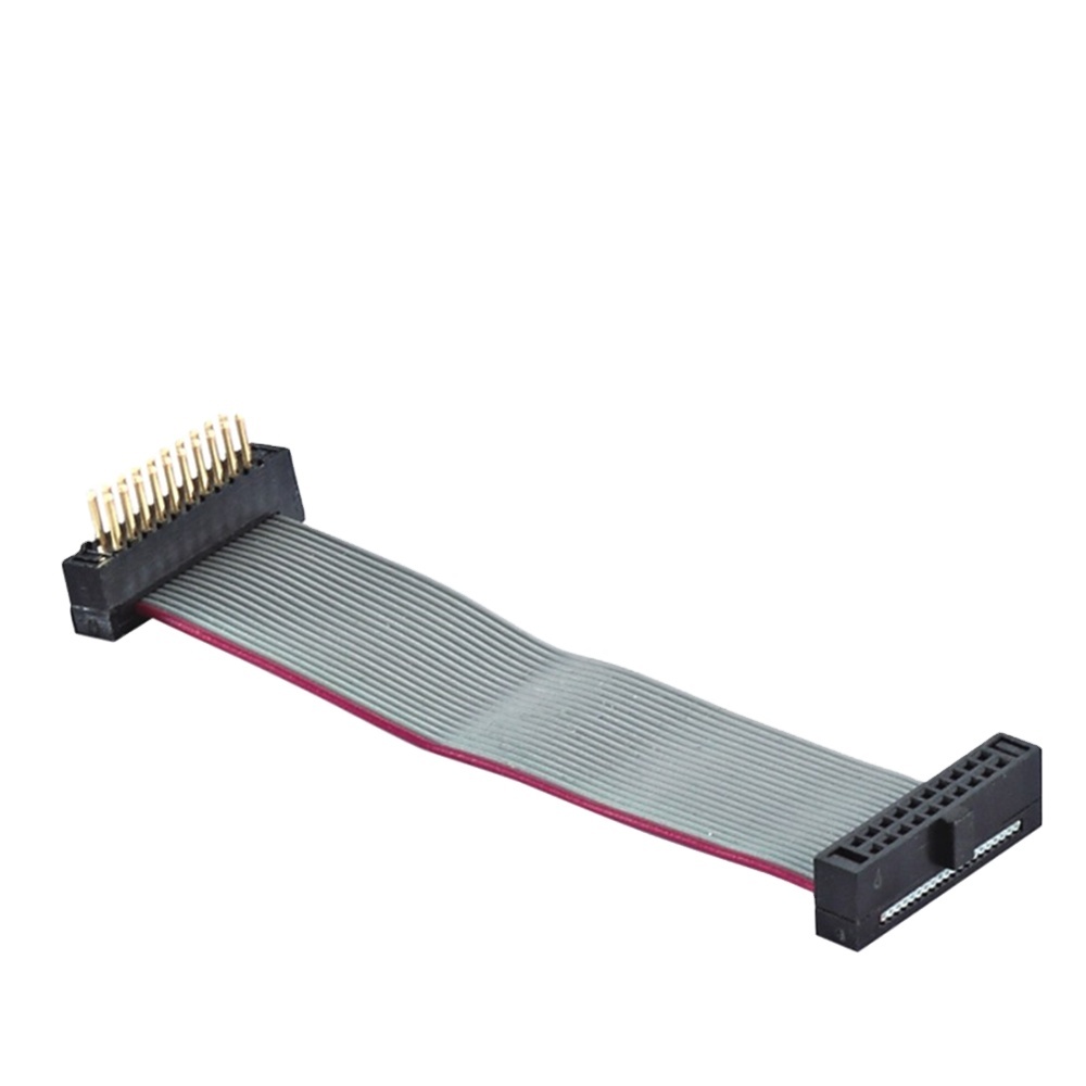 Fuente de la fábrica/4/8/10/12/14/16/18/20/22/24/26/28 pin Grey Cable plano IDC conector de Cable