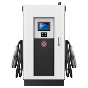 새로운 30kw 40kw 60kw 전기 자동차 DC 충전기 고속 충전 스테이션 7 인치 LCD 화면 디스플레이 바닥 장착 CCS1 CCS2 Ev 충전기