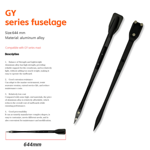 GY Series Aluminum Hydrofoil Fuselage Kit Includes Efoil <b>Board</b> Surfboard Pump & Boarding Accessories Fuselage GY-Axis Series Car - Product Image 1