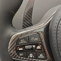 Volant en cuir avec palettes de changement de vitesse en fibre de carbone pour BMW Série G G20 G21 G22 G23 G26 G27 G30 G42 M3 G80 M4 G82 G01 F97