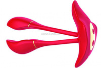 USB-Aufladung Smart App Fernbedienung Damen Dual-Head Strap-On Höschen Silikon Vibrator G-Punkt Klitoris Stimulierendes Sexspielzeug