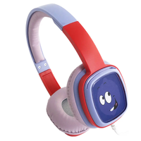 Headset Anak Warna Sesuai Pesanan OEM, Headset Pelajar, Headset Gaming Berkabel, Headset PC dengan Mikrofon