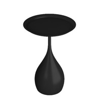 Table d'appoint ronde mobile de style moderne et minimaliste, petite table basse pour canapé, table d'angle pour chambre à coucher et salon