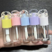 Fabricant de tubes à gloss à lèvres avec boîtes, personnalisation de votre propre logo, impression de logo sur bouteille en plastique, étiquette privée professionnelle