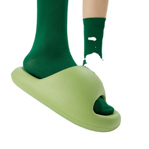 EW-<span class=keywords><strong>Sandalias</strong></span> y zapatillas antideslizantes de fondo grueso para el hogar, Calzado cómodo de verano - Product Image 1