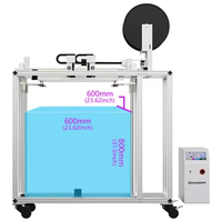 Imprimante 3D Makerpi K600, grand volume d'impression, PLA, vitesse d'impression rapide, prototypes industriels, décoration, avec kit d'impression à double tête