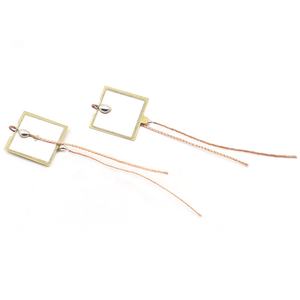 Quadratisches 13MM Piezoelektrisches Keramikblatt Messingblech 13*13MM Doppelseitiges Keramikblatt Mit Leitung Frequenz von 10KHZ - Product Image 5