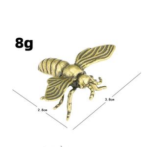 2022 Nieuwe Mini Bee Prullaria Messing Sculptuur Koperen Antieke Queen Bee Home Collectie Gift Vintage Craft - Product Image 2
