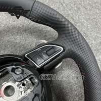 Volant Sur Mesure au Design Sportif, Accessoires Auto en Cuir pour Audi A3 A4 A5 A6 A7 A8 Q3 Q5 Q7