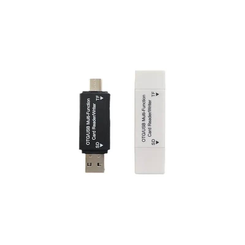 Lector de tarjetas OTG tipo C dos en uno USB2.0 de alta velocidad adecuado para teléfono móvil tarjeta de memoria TF tarjeta SD