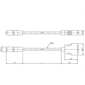 KEYENCE CA-CN3/3R/3L/5/5R/5L/10/10R/10L Brandneues Original Hochflexibles Industriekamerakabel auf Lager Schneller Versand - Product Image 3