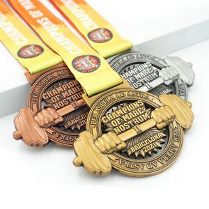 เหรียญรางวัลวอลเลย์บอลแบบกำหนดเองสำหรับขายส่ง เหรียญรางวัลแชมป์เปี้ยนส์ลีก งานฝีมือโลหะ เหรียญวอลเลย์บอล - Product Image 2