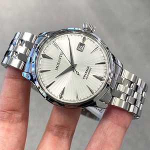 Reloj de Pulsera para Hombre, <span class=keywords><strong>Serie</strong></span> Cocktail, Esfera <span class=keywords><strong>Blanca</strong></span>, Resistente al Agua, Estilo Ejecutivo, Mecánico Automático - Product Image 2