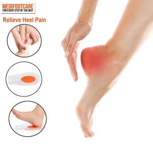 Coussinets de talon en gel pour chaussures, talonnettes pour fasciite plantaire pour soulager la douleur, coussinets en silicone pour soulager les épine calcanéenne, semelles protectrices - Product Image 6