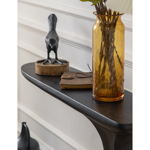 Phòng khách hiện đại giao diện điều khiển Bảng ánh sáng sang trọng Bắc Âu hiện đại lối vào màu đen trắng hành lang gỗ giao diện điều khiển Bảng - Product Image 5