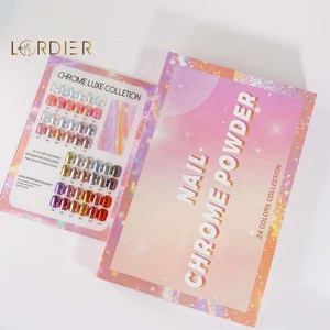 Nuovissima Collezione di Polvere Aurora a 24 Colori Effetto Cromato a Specchio per Decorazione <span class=keywords><strong>Unghie</strong></span> - Product Image 5