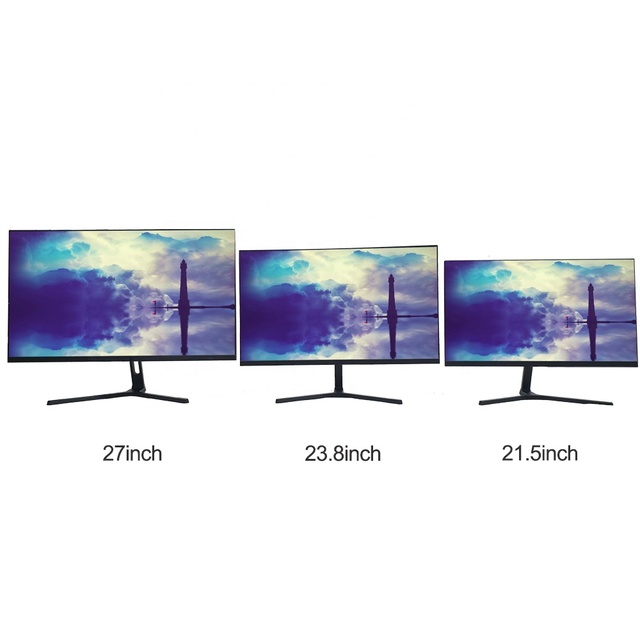 Factor Super Silm Adjustable Angle Easy Assemble SKD 21.5inch/23.8inch/27inch Full Screen 1920*1080 with HD Speaker LED Monitor