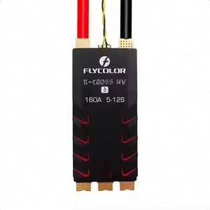 FLYCOLOR X-CROSS HV3 60A 80A120A160A ESC 5-12S BLHeli-32 Dshot Proshot 64MHz -Bit Speed Controller For RC FPV <b>Racing</b> <b>Drone</b> - Product Image 4