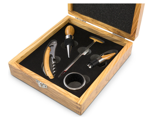 Gỗ Hộp rượu tre rượu vang công cụ thiết lập rượu vang <span class=keywords><strong>Kit</strong></span> Quà Tặng Ngày của Cha cho anh ta món quà CHA món quà từ Vợ Con Trai Con Gái - Product Image 3