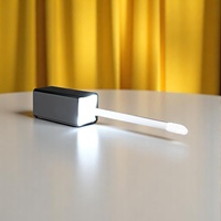 Tubes de gloss à lèvres avec lumière LED et miroir, contenants cosmétiques en plastique de 6,5 ml, logo personnalisé, vente en gros
