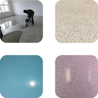 Composé auto-nivelant de couleur époxy tolérant à l'humidité, pour les zones à forte humidité, terrasses de piscine pour salles de bain