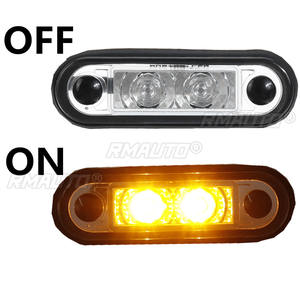 10 pièces Feux de position latéraux LED 12V 24V, feux de gabarit, feux arrière, feux de freinage, feux de signalisation pour Camion, Remorque, Tracteur, Fourgonnette, Bus, Étanche - Product Image 4