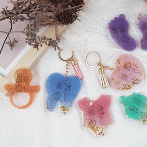 DM868 Love Tooth pendente orso in resina epossidica <span class=keywords><strong>stampo</strong></span> per souvenir bambino a forma di piede portachiavi in Silicone <span class=keywords><strong>stampo</strong></span> per la <span class=keywords><strong>torta</strong></span> di anniversario strumenti - Product Image 4