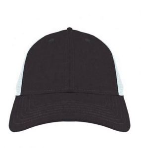 Casquette de camionneur personnalisée d'été en maille avec logo brodé, casquette de camionneur à 6 panneaux sur mesure avec filet arrière - Product Image 2