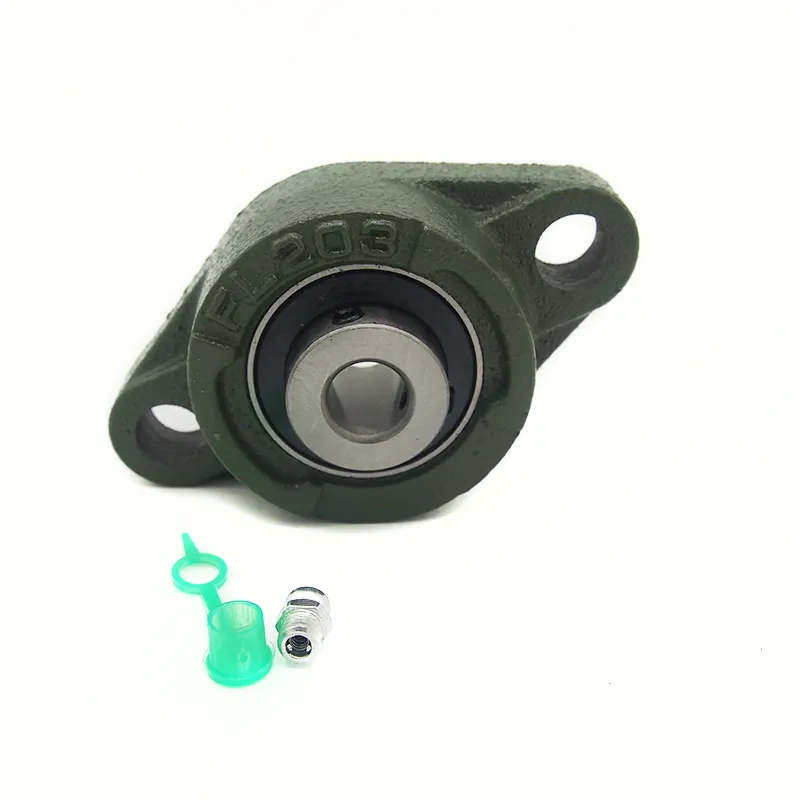 20mm bore 2-Bolt flange bearing unit UCFL204 UCFL 204 cast iron pillow block Mounted ball bearing