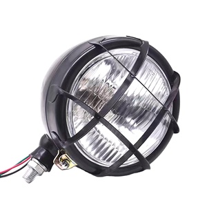 <span class=keywords><strong>รถ</strong></span>แทรกเตอร์ไฟหน้ากลม6นิ้วสีดำทรงกลมแต่งด้วยตาข่ายโลหะไฟหน้า H4ไกลและใกล้แสง6นิ้วไฟหน้ากลม - Product Image 3