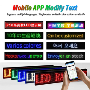 Pantalla LED P10 de Alto Brillo a Todo Color para Exteriores, Letrero Luminoso para Tiendas, Texto Desplazable, Pantalla Publicitaria Plug and Play - Product Image 6