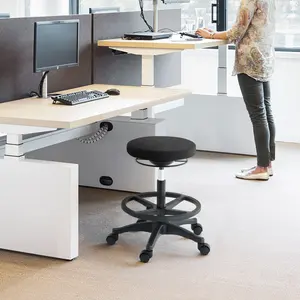 60-86.5CM Factory Wholesale Adjustable Standing Desk Chair Wobble Office Stool Drafting Chairs