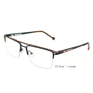 Yasee Vintage <span class=keywords><strong>Retro</strong></span> famoso hombres diseño Metal gafas ópticas marcos moda óptica gafas masculinas gafas coloridas - Product Image 4