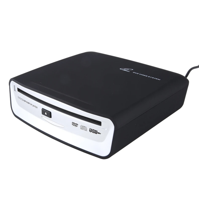 Car Radio CD/DVD Dish Box Player USB 2.0 Interface External Stereo Black for Android Player Radio