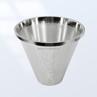 Kartrid Filter Jaring Berlubang Segitiga Kustom 304 316 Inti Saringan Logam Tabung Filter Pengolahan Air yang Dapat Digunakan Kembali
