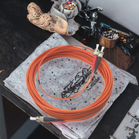 Cable de conexión de fibra óptica dúplex multimodo LC UPC OM3 OM4 1M utilizado para FTTH 3G 2,0mm 3,0mm MM para equipos de fibra óptica