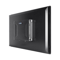 7 "23.8" boîtier en aluminium lisible à la lumière du soleil Tft intégré moniteur LCD tactile capacitif industriel pour le contrôle d'accès avec haut-parleur