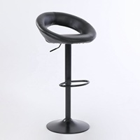 2025 gros Design moderne hauteur réglable tabourets de Bar pivotants en cuir synthétique PU pour cuisine en plein air salle à manger salon utilisation
